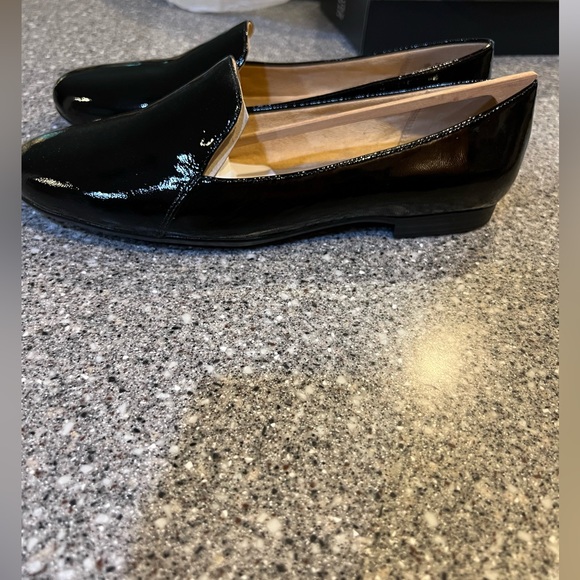 Naturalizer women’s loafers-EMILINE, BLACK PATENT Size 8W - Picture 4 of 8